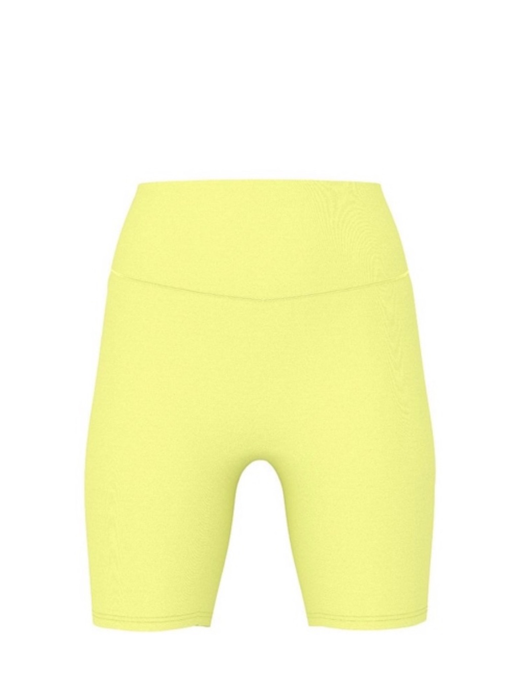 Victoria's Secret PINK Soft Seamless Rib Bike Shorts in Lime Citron Size L